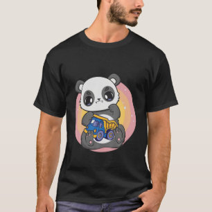 Panda met Pacifier Kawaii Beer Cub Baby met T-shirt