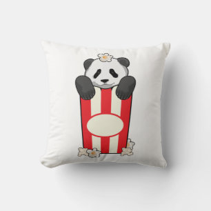 Panda met Popcorn Kussen