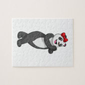 Panda met Ribbon Legpuzzel (Horizontaal)