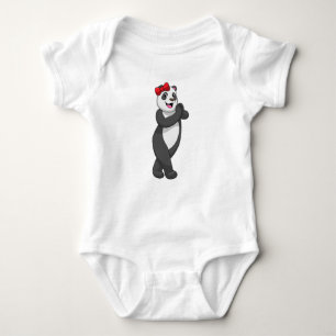 Panda met Ribbon Romper