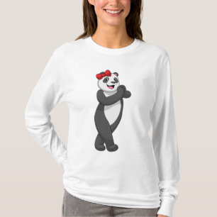 Panda met Ribbon T-shirt