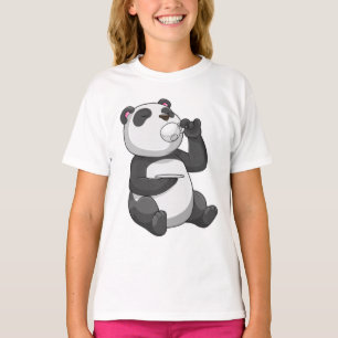 Panda met Tea Cup T-shirt