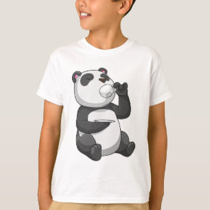 Panda met Tea Cup T-shirt