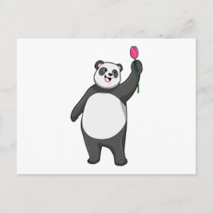 Panda met Tulip Briefkaart