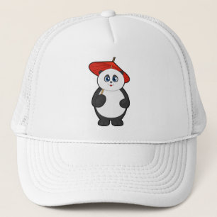 Panda met Umbrella Trucker Pet