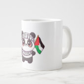 Panda met vrede in Palestina Extra Grote Beker (Voorkant rechts)