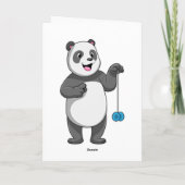 Panda met Yo-yo Kaart (Achterkant)