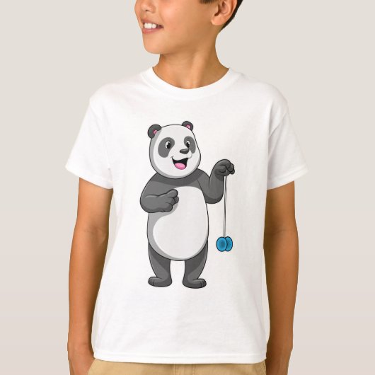 Panda met Yo-yo T-shirt (Voorkant)