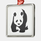 Panda Metalen Ornament (Links)