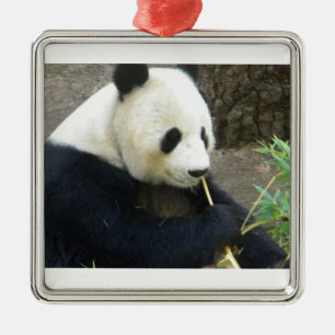 Panda Metalen Ornament