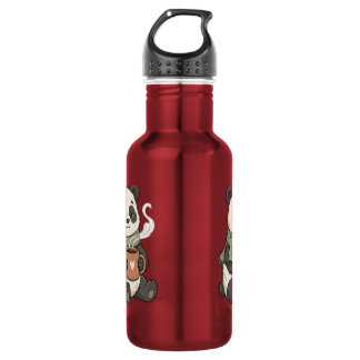 Panda Mignon - Dierenwinkel Illustratie Waterfles