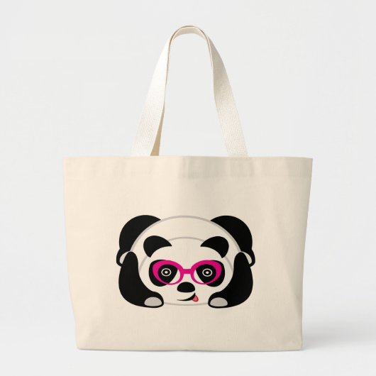 Panda mignon enorme de Fourre-tout de sac (Devant)