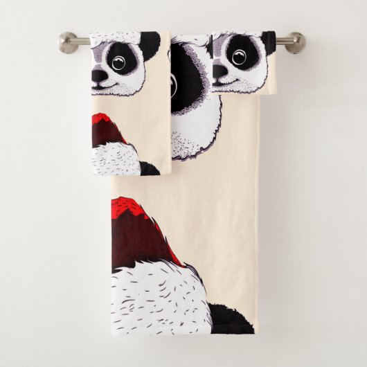 panda mignon et drôle à Noël (En situation)