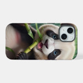 Panda Mignon Mangeant du Bambou (Verso Horizontal)