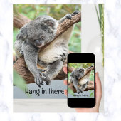 Panda Modifiable Hang Dans Là Carte Motivative