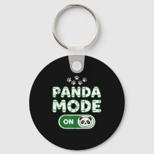 Panda Modus Aan Grappig Dier Beer Liefhebber Eigen Sleutelhanger