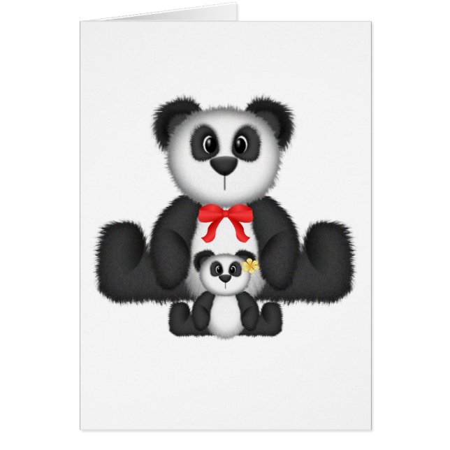 Panda Moeder en Baby (Voorkant)
