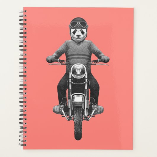 Panda Motorcyle Rider (Devant)