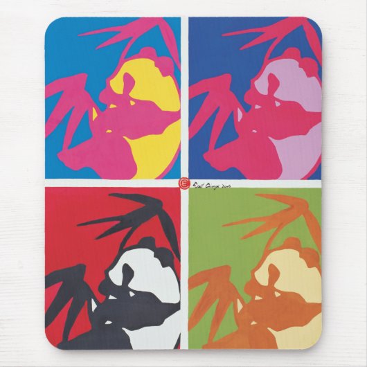 Panda Mousepad Muismat (Voorkant)