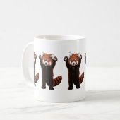 Panda Mug rouge (Devant gauche)