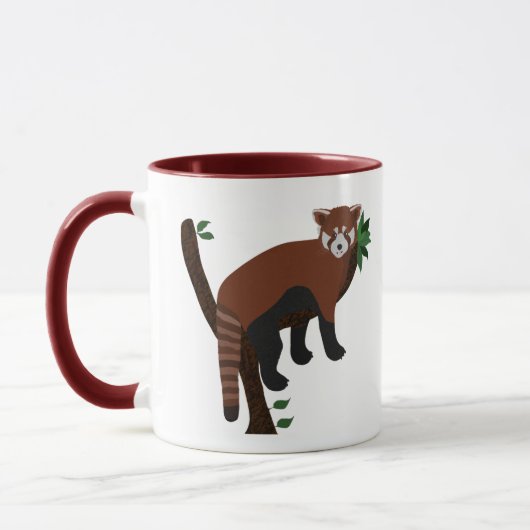 Panda Mug rouge (Gauche)