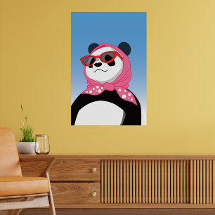 Panda Muurkunst Poster