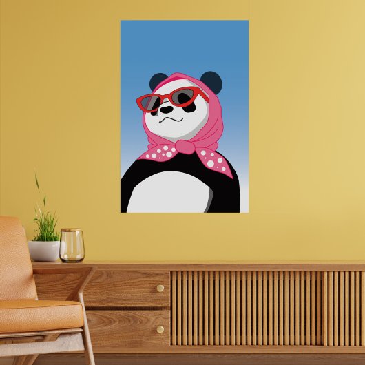 Panda Muurkunst Poster (Woonkamer 2)