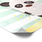 Panda Muurkunst Poster (Hoek)