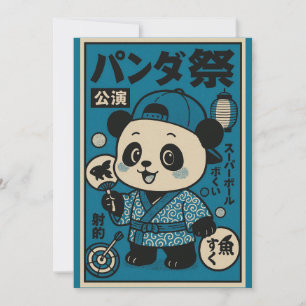Panda na het donker kaart