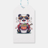 Panda Noedels Cadeaulabel (Achterkant)