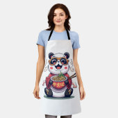 Panda Noedels Schort (Gedragen)