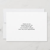 Panda noir et blanc mignonne en Merci Bambou (Dos)