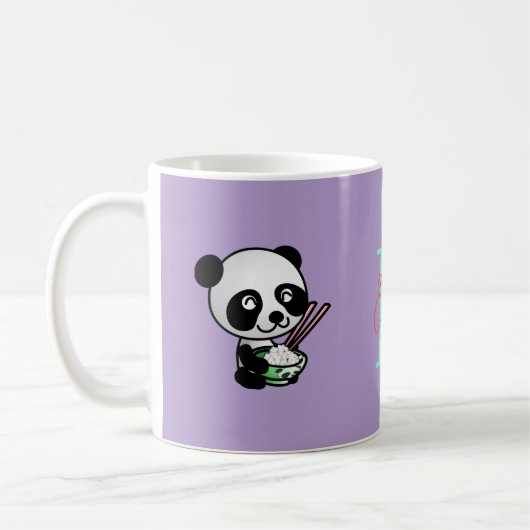 Panda Nommé Mug (Gauche)