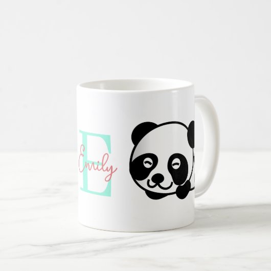 Panda Nommé Mug (Devant droit)