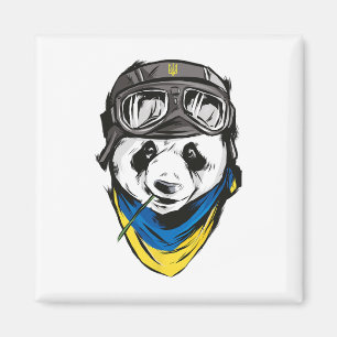 Panda Oekraïense Vlag Oekraïne Shirt Oekraïense So Magneet