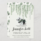 Panda Oerwoud Baby shower (Voorkant / Achterkant)