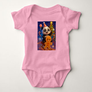 Panda on Sleigh, Author Natasha Us  Romper