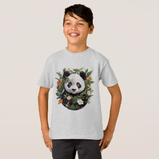 Panda onder de bloesems t-shirt