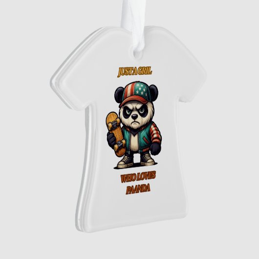 panda - ontwerp ornament (voorkant)