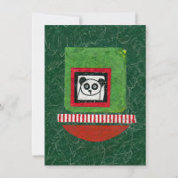 Panda onvoorbereid Wenskaart