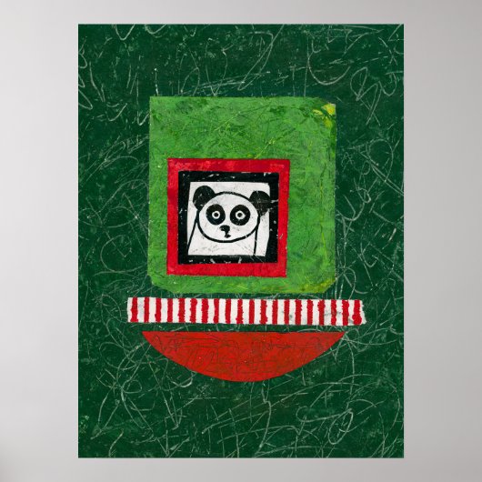 Panda Onvoorbereide Posters Muurkunst (Voorkant)