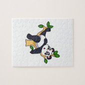 Panda op boom legpuzzel (Horizontaal)