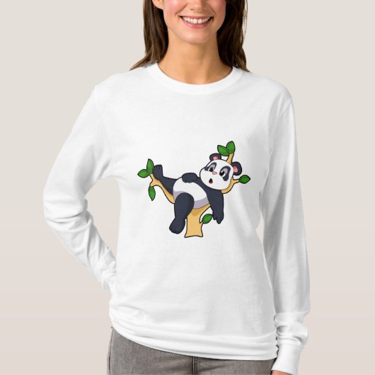 Panda op boom t-shirt (Voorkant)