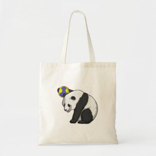 Panda op Handball Sports Tote Bag