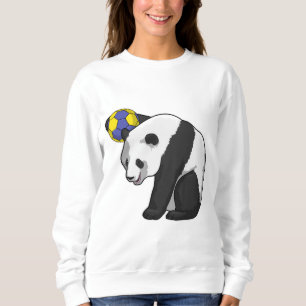 Panda op Handball Sports Trui
