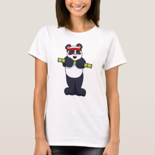 Panda op het werk uit met Bamboe Weight T-shirt