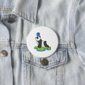 Panda op Yoga Fitness Ronde Button 7,6 Cm (In situ)