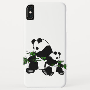 Panda opgroeien iPhone XS max hoesje