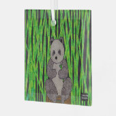 Panda - Ornement en verre (Avant gauche)