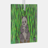 Panda - Ornement en verre (Avant droite)